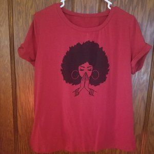 Black Girl Magic - Melanin Afro Queen T Shirt